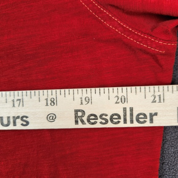 Pendleton Shirt Womens XL Red Long Sleeve Tribal Aztec Chief Graphic Print Tee - Picture 6 of 9